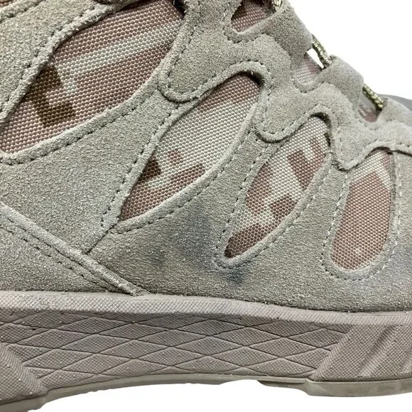 Reebok Tactical Boots Mens 11 Tan Camo 8in Floatride Energy Side Zip Military - Picture 7 of 13